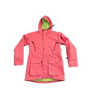AirBlaster Glacier Collection Womens XL Pink Green Insulated Full Zip Jacket
